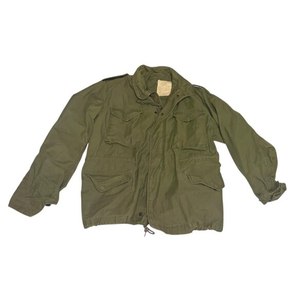 Vintage Vietnam War U.S. Army M-65 Field Jacket OG-107 Large Regular 1968 - Picture 1 of 11